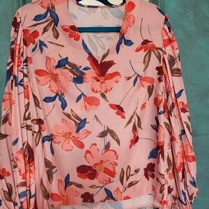 Floral Pink Blouse